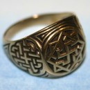 Перстень "Валькирия", бронза